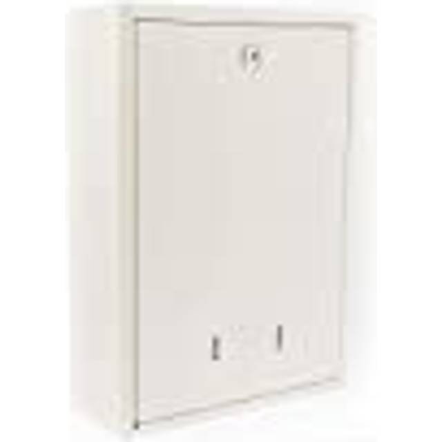 Burg Wachter Forth White - Rear Access 9Ltr Small Post Box