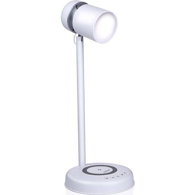 Grundig Bordslampa med trådlös laddare och högtalare 76lm