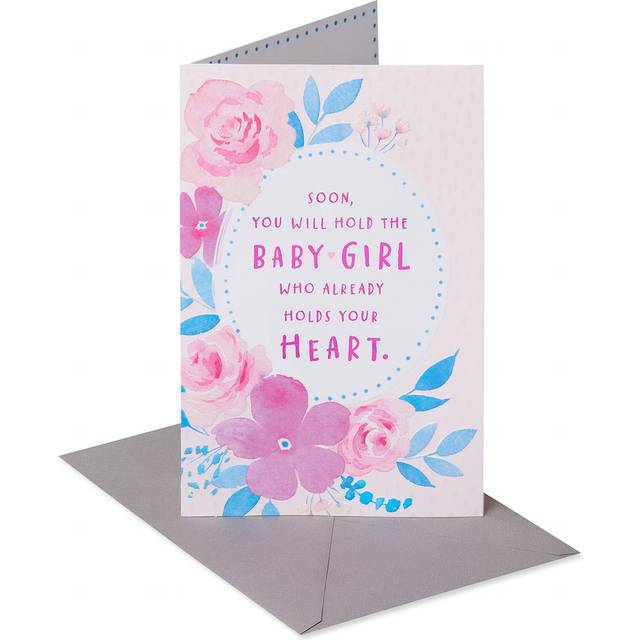 American Greetings Baby Shower Card for Girl (Count Down the Days)