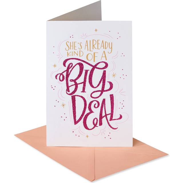 American Greetings Baby Shower Card for Girl Haven't Met Her Yet