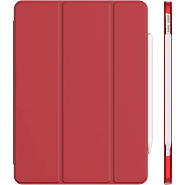 Case for iPad Pro 11-Inch, 2022/2021/2020/2018 Model, Compatible with Pencil, Cover Auto Wake/Sleep (Red)