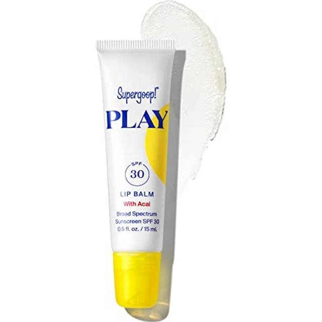 Supergoop! PLAY Lip Balm with Acai - 0.5 fl oz  Pack of 2 - SPF 30 PA+++ Broad Spectrum Sunscreen - Hydrating Honey  Shea Butter & Sunflower Seed Oil