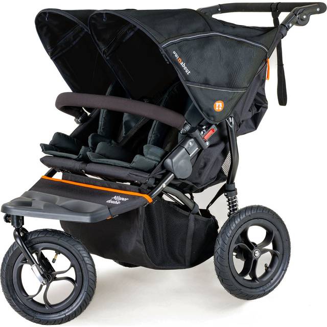 Out&#039;n&#039;About Nipper Double V5 Pushchair Forest Black