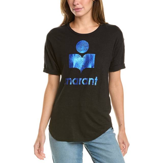Isabel Marant Etoile Shiny Logo Linen Shirt