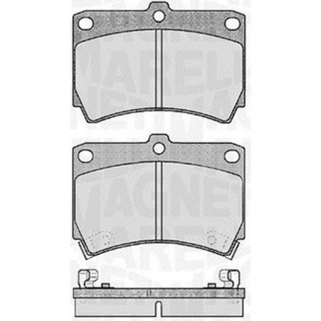 Bromsbeläggssats, skivbroms MAGNETI MARELLI 363916060286