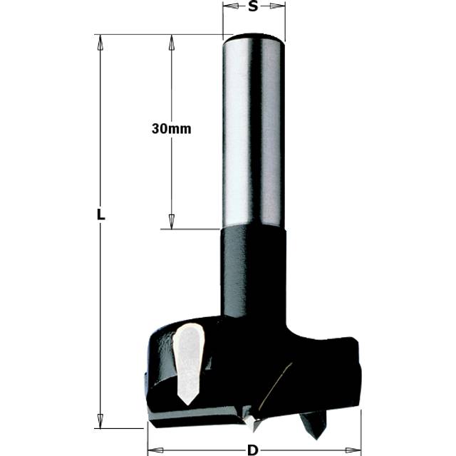 Forstner kvistborr CMT; S=1/2''; D=35 mm
