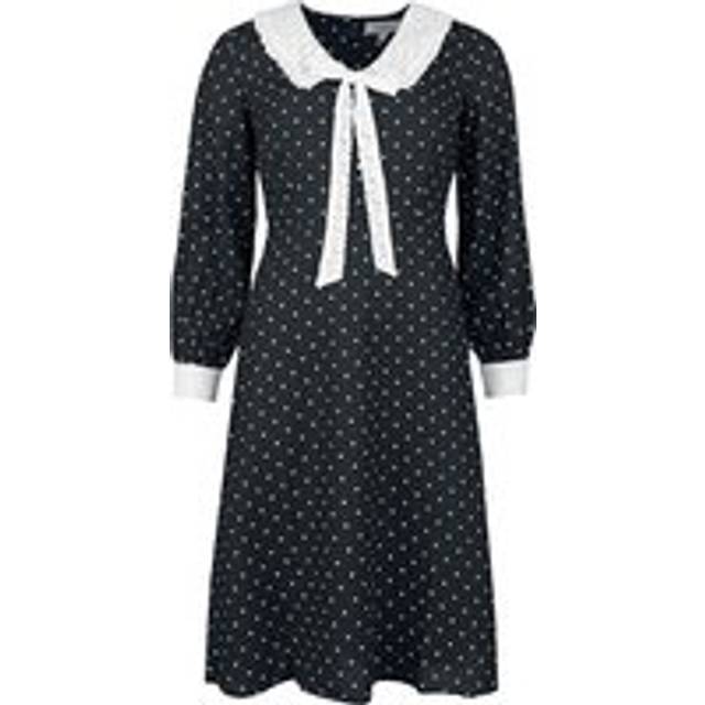 Timeless London Bow-front dress Medium-length dress black white - XS