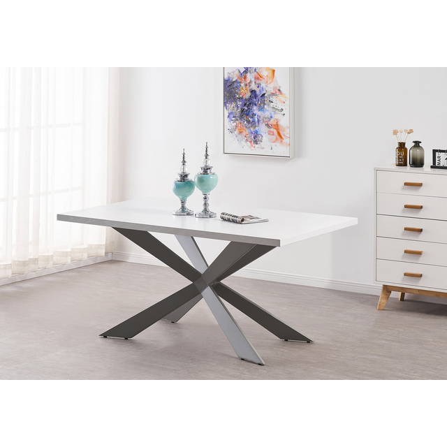 Camden Duke Lux Dining Set Colour: Dark Grey, Pack: Set of 4