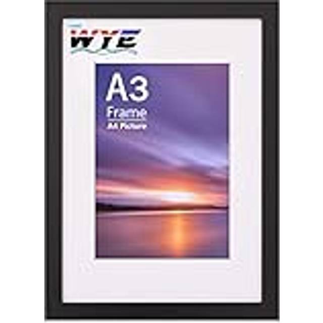 A3 Wood Frame Photo Frame Picture Frames Outer Dimension (44.5x32.2 cm) for 11.7x16.5 Inch (29.7x42 cm) Photo Only Wall Hanging, Acrylic (Non-Glass)