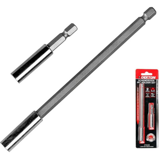 Dekton Magnetic Extension Extra Long Bit Holder 60 & 150mm For Screwdriver Drill