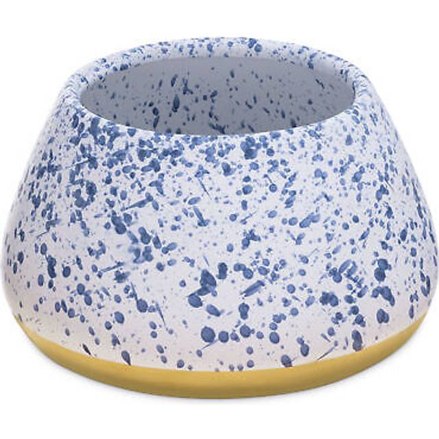 Navaris Ceramic Dog Bowl - Water & Food Bowl for Dogs with Long Ears C