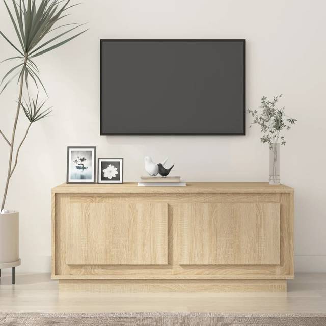 Edmore Block Coffee Table with Storage - Sonoma Oak