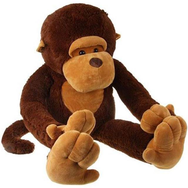 YunNasi Large Stuffed Monkey Giant Monkey Stuffed Animal Big Stuffed Gorilla Plush Toy Gifts for Kids and Girlfriends (43.3 Inches)