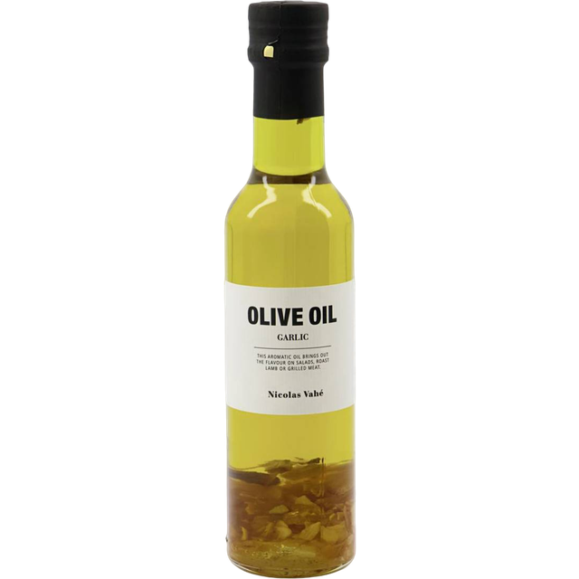 Nicolas Vahé - Olive Oil - Olivolja - Olive oil with garlic - 25 cl