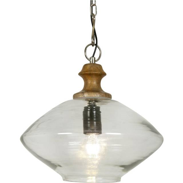 Alfred 1 - Light Novelty Pendant - Wood (30cm H X 15cm W X 15cm D)