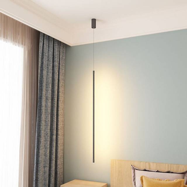 1-Light 80cm LED Pendant Light Single Design Minimalist Metal Painted Finishes Modern Shops/Cafes Dining Room 110-120V 220-240V