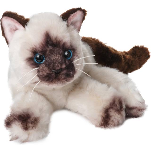 Bearington Cleo Plush Stuffed Animal Siamese Cat  Kitten 15 Inch