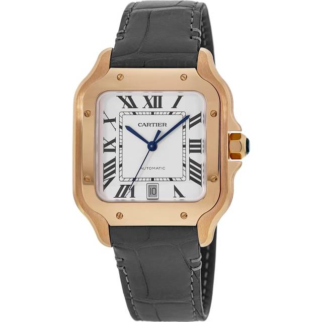 Large Rose Gold Santos de Cartier Watch - 40mm