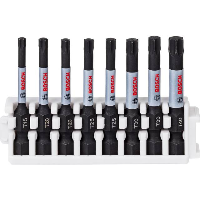 Bosch professional impact power bit insert pack 50mm - t15, t20 (x2), t25 (x2),