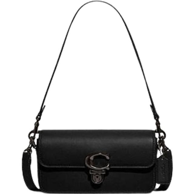 Coach Glovetanned Leather Studio Baguette Bag - Black