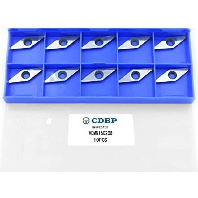Ci4 Diamond Carbide Replacement Cutter Inserts 10  28- Dia4.3mm with Radius Point fit for DIY Wood Turning Detailer or Machine Tool, 10pcs