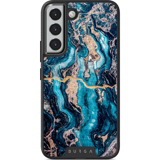 Mystic River - Blue Marble Samsung Galaxy S22 Plus Case, Elite Dark / Gunmetal