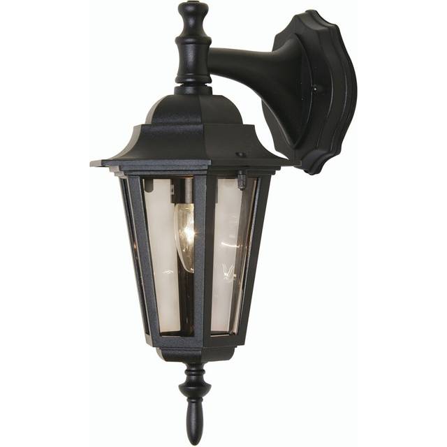 Pavillion Outdoor Wall Lantern - Black (37cm H X 17cm W X 22cm D)