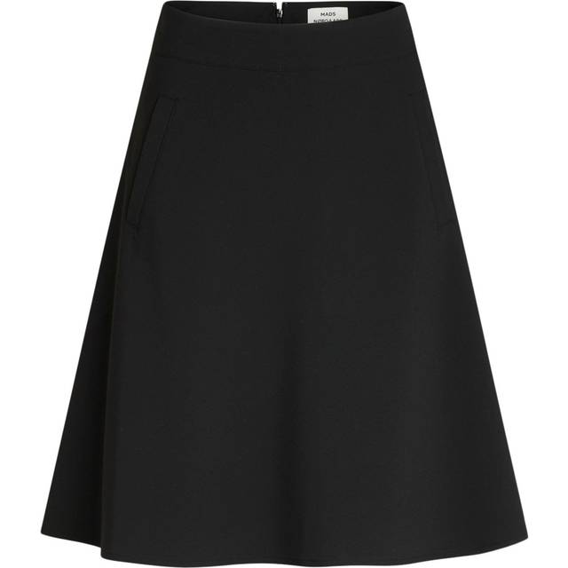 Mads Nørgaard Mads Nørgaard Copenhagen Recycled Sportina Stelly Skirt FAV Kvinde Korte Nederdele hos Magasin Sort