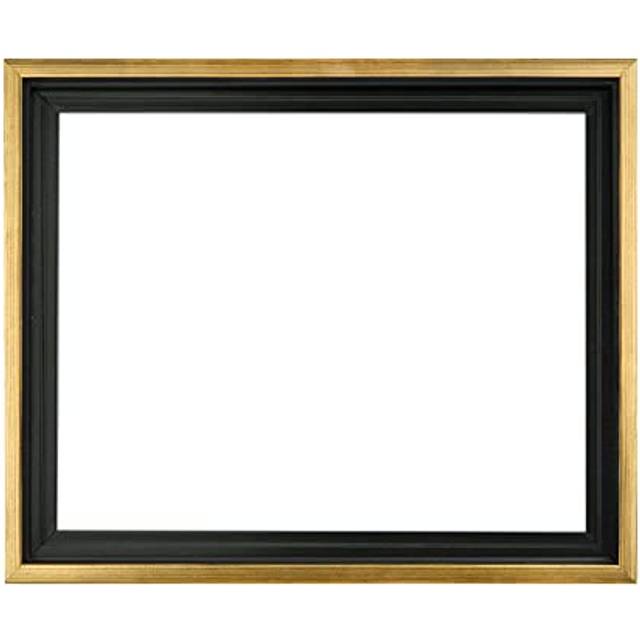 Jerry's 3/4 Core Floater 3 Pack Frames for Canvas Artwork Display 18x24 - Black/Antique Gold- Perfect for Home Wall Decor  Bedroom Wall Art  Living Ro