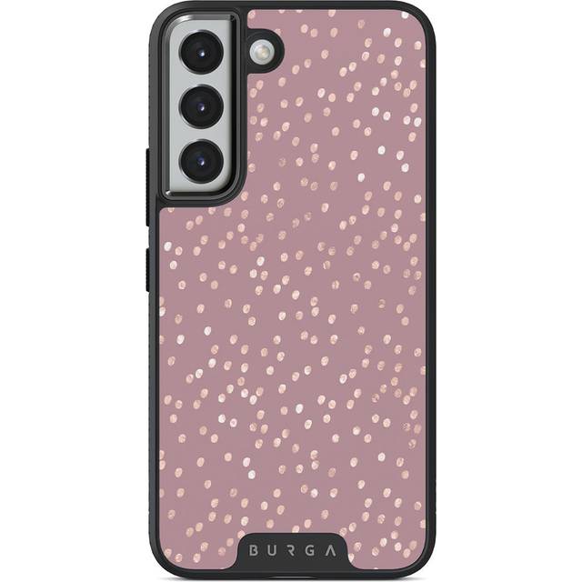 Hot Cocoa - Spotted Samsung Galaxy S22 Plus Case, Elite Dark / Gunmetal