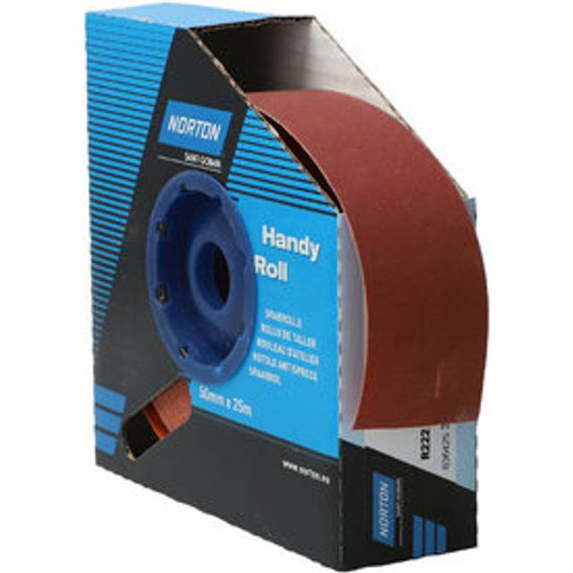 Norton Saint Gobain R222 50MMX25M Al/Ox Roll Grit 320