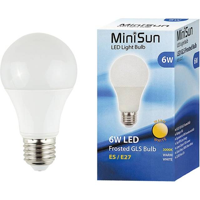 Minisun - Dalby Gloss Black Single Uplighter Modern Floor Lamp With White Shade And E27 3000K Warm White Bulb
