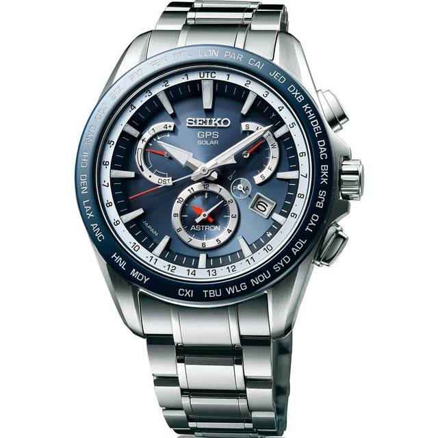 Seiko Astron Watch GPS Solar Dual Time - Blue