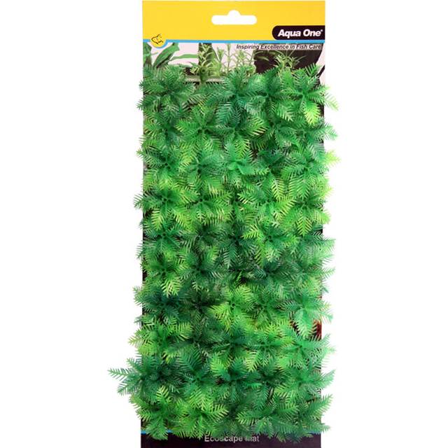 Aqua One EcoScape Aquarium Fish Tank Plastic Plant Mat Fern 25 x 11.5cm