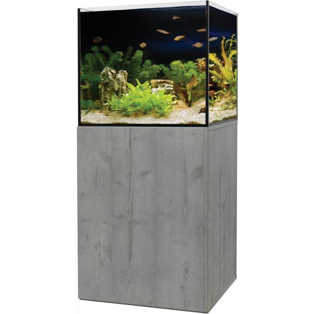 Aqua One Aquarium Fish Tanks Freshwater AquaSys 60cm 150L 6 Colours - Pasadena Pine - With Filter / Heater