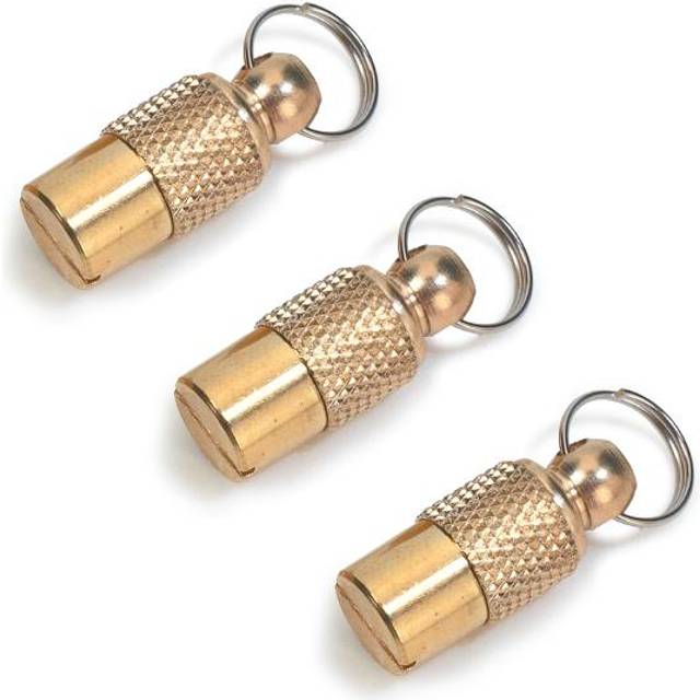 Ancol Cat Collar Brass ID Tag Tubes - Pack of 3