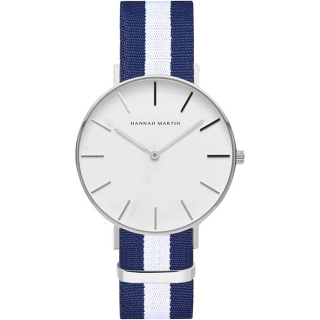 Men Women Fashion Sport Clock Classical Nylon Quartz Wristwatch