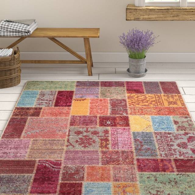 Aleena Multi-Coloured Area Rug - Multi-colour (Rectangle 160 x 230cm)