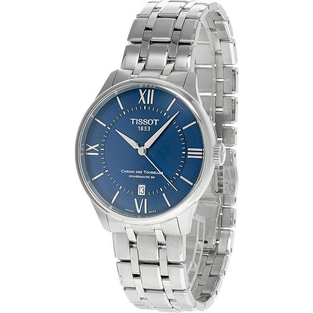 TISSOT Chemin des Tourelles AUTO 39MM Blue Dial Men's Watch T139.807.11.048.00 / T1398071104800 - 39 mm
