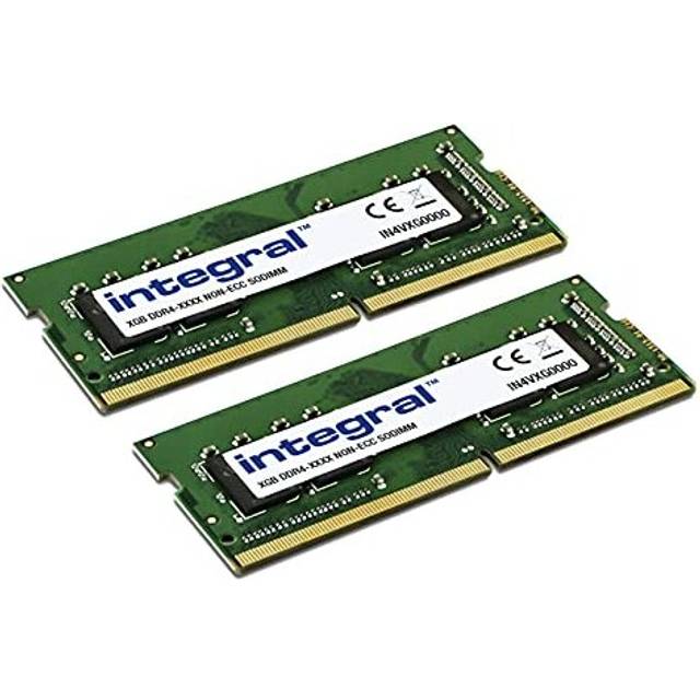 Integrerat RAM 32 GB kit (2 x 16 GB) DDR4 3200 MHz (eller 2 933 MHz, 2 666 MHz och 2 400 MHz) SODIMM bärbar dator MacBook-minne