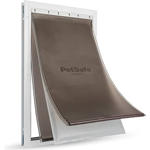 PetSafe Extreme Weather Energy Efficient Aluminium Pet Door for Cats and Dogs â Insulated Flap System â Extra Large (XL)