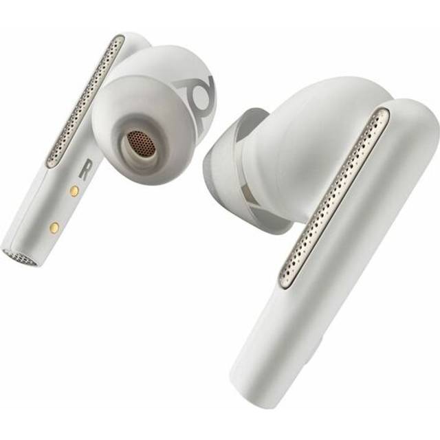 POLY Voyager Free 60 UC White Sand Earbuds +BT700 USB-A Adapter +Basic Charge Case