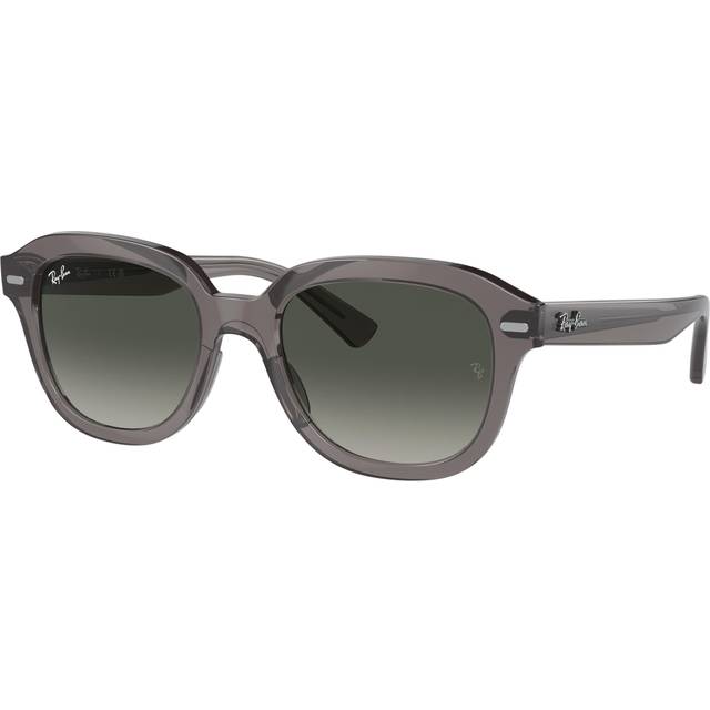 Ray-Ban RB4398F Erik Asian Fit 667571 53 Gråa Solglasögon Män