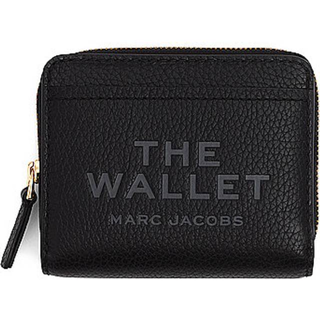 MARC JACOBS Marc Jacobs The Leather Mini Compact Wallet in Black