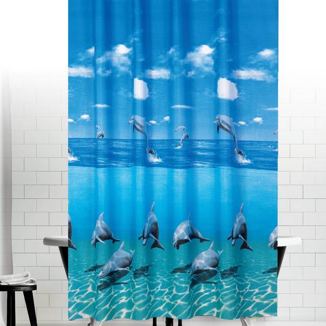 Lafayette Polyester Shower Curtain (200cm H x 180cm W)