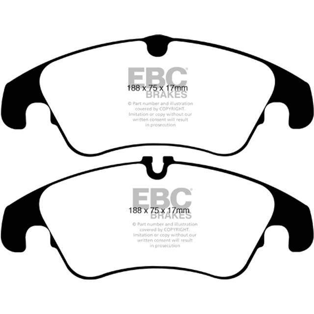 EBC Brakes Yellowstuff Performance Brake Pads - Front Pad Set - TRW Calipers