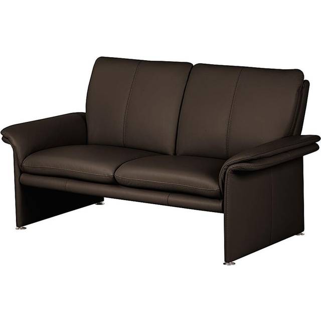 Abby-Gayle Genuine Leather 2 Seater Loveseat - Brown (90cm H X 164cm W X 88cm D)
