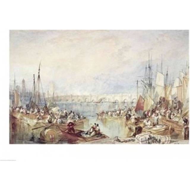 The Port of London Poster Print by J.M.W. Turner - 24 x 18 in.