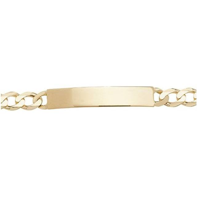 9ct Yellow Gold Men's 8.5" ID Bracelet with Warranty - BR266