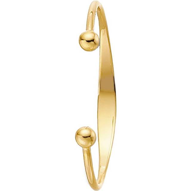 9ct Yellow Gold Baby Torc ID Bangle BN123